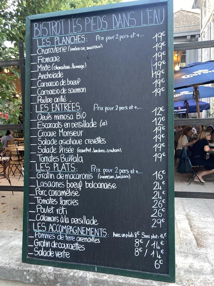 Bistrot Les Pieds dans l’Eau - Menu Image 1