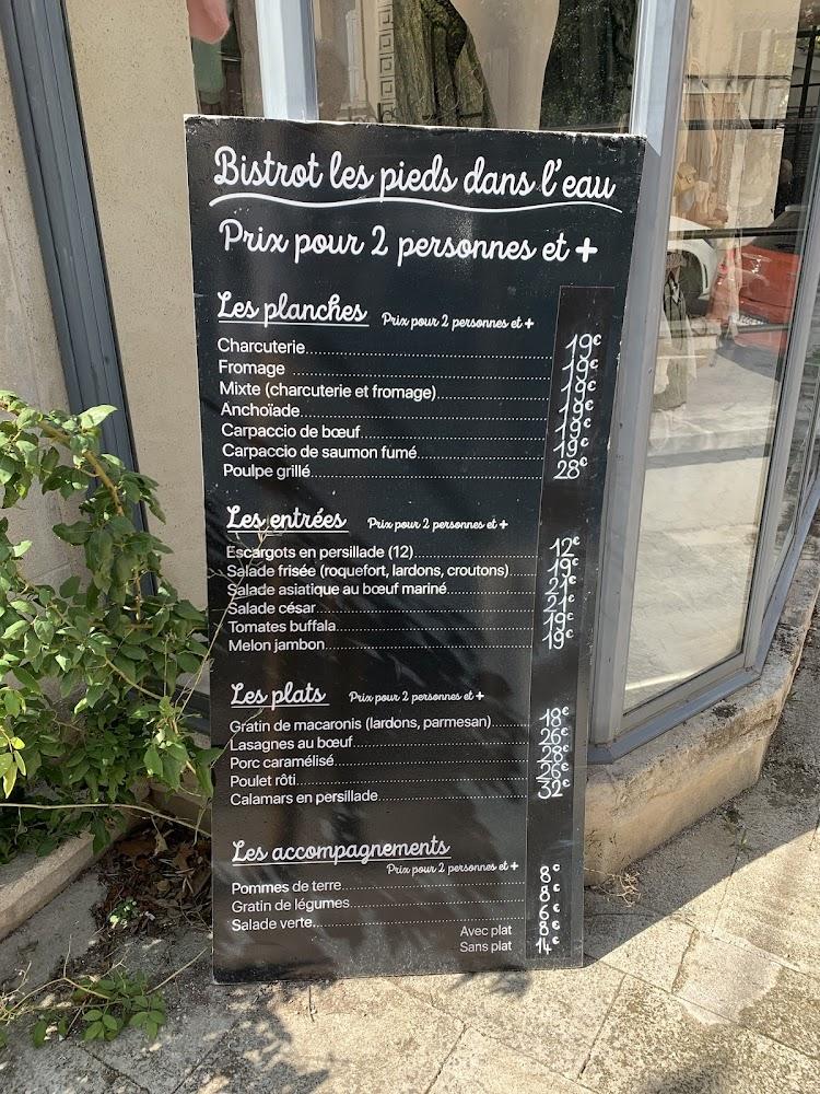 Bistrot Les Pieds dans l’Eau - Menu Image 4