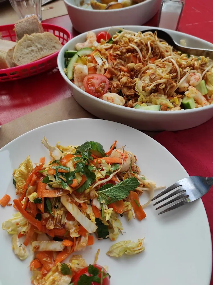 Salade Asiatique Aux Crevettes